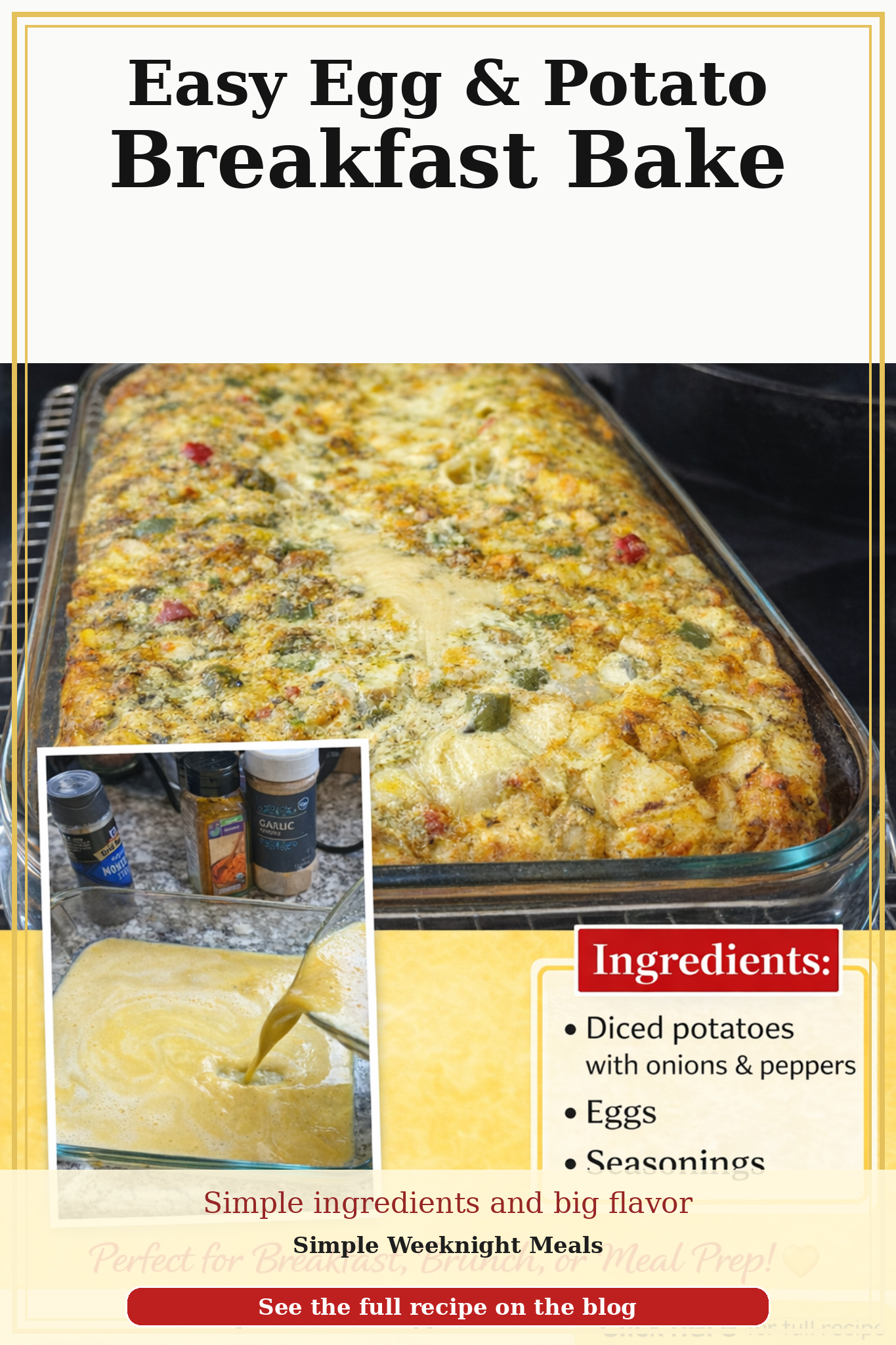 Home Easy egg and potato breakfast bake (frittata) with vegetables and cheese, perfect for meal prep, brunch, or a healthy family breakfast.
