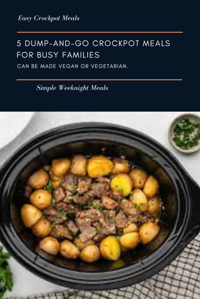 march 8th 5 dump and go crockpot meals for busy families 2
