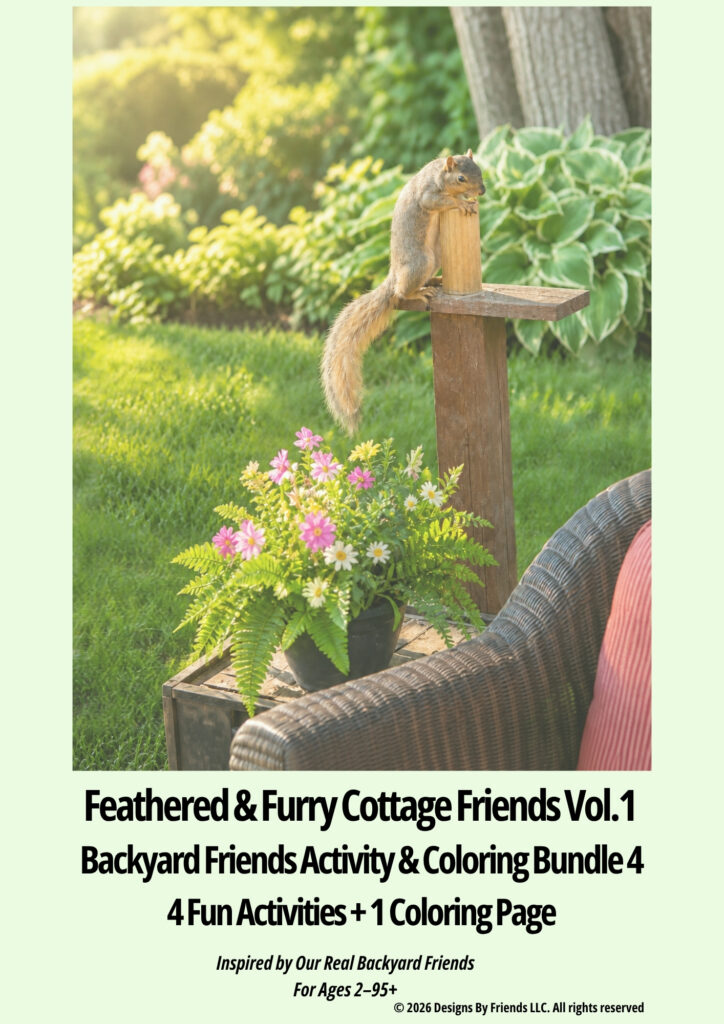 Feathered & Furry Cottage Friends Vol. 1 Printable Bundle #4 Cover